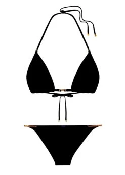 Sun Dappled Decadence Triangle And String Bikini
