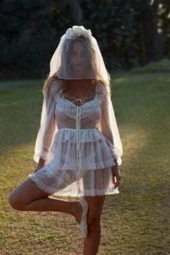 Eternal Rose Applique Cover Up -Underwear Specialty Store 12 221013 FLL BRIDAL SPAIN 001 v1