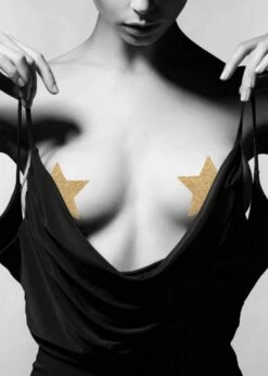 Bijoux Indiscrets Flash Star Glitter Nipple Reusable Covers -Underwear Specialty Store 2010188.gold bijoux indiscrets flash star gold nipple sticker bedroom fun accessories sexy lingerie c