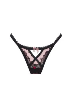 Zinnia Embroidered Thong Panty -Underwear Specialty Store 2022.08.09.ForLoveAndLemons16239