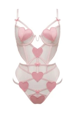 Heart Bodysuit -Underwear Specialty Store 2022.08.30.ForLove Lemons16975