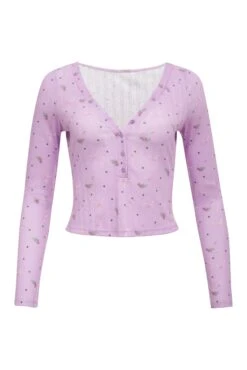 Pointelle Long Sleeve Sleep Set -Underwear Specialty Store 2022.08.30.ForLove Lemons17026