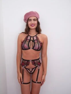 Zinnia Embroidered Thong Panty -Underwear Specialty Store 20220613 BRYANCARR FORLOVEANDLEMONSxVS LOOK30 069copy fb89a41b 6862 47b6 9c16 d7a174f89311