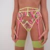 Petunia Embroidery Garter -Underwear Specialty Store 20220613 BRYANCARR FORLOVEANDLEMONSxVS LOOK9 006