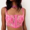 Hibiscus Embroidery Bustier -Underwear Specialty Store 220322 BC FLLxVS LOOK 20 0061