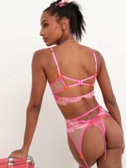 Hibiscus Embroidery Garter Belt -Underwear Specialty Store 220322 BC FLLxVS LOOK 25 0034