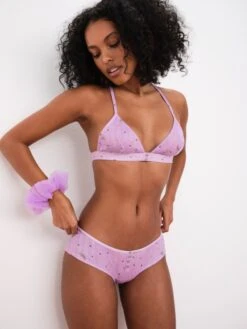 Pointelle Bralette & Panty Sleep Set