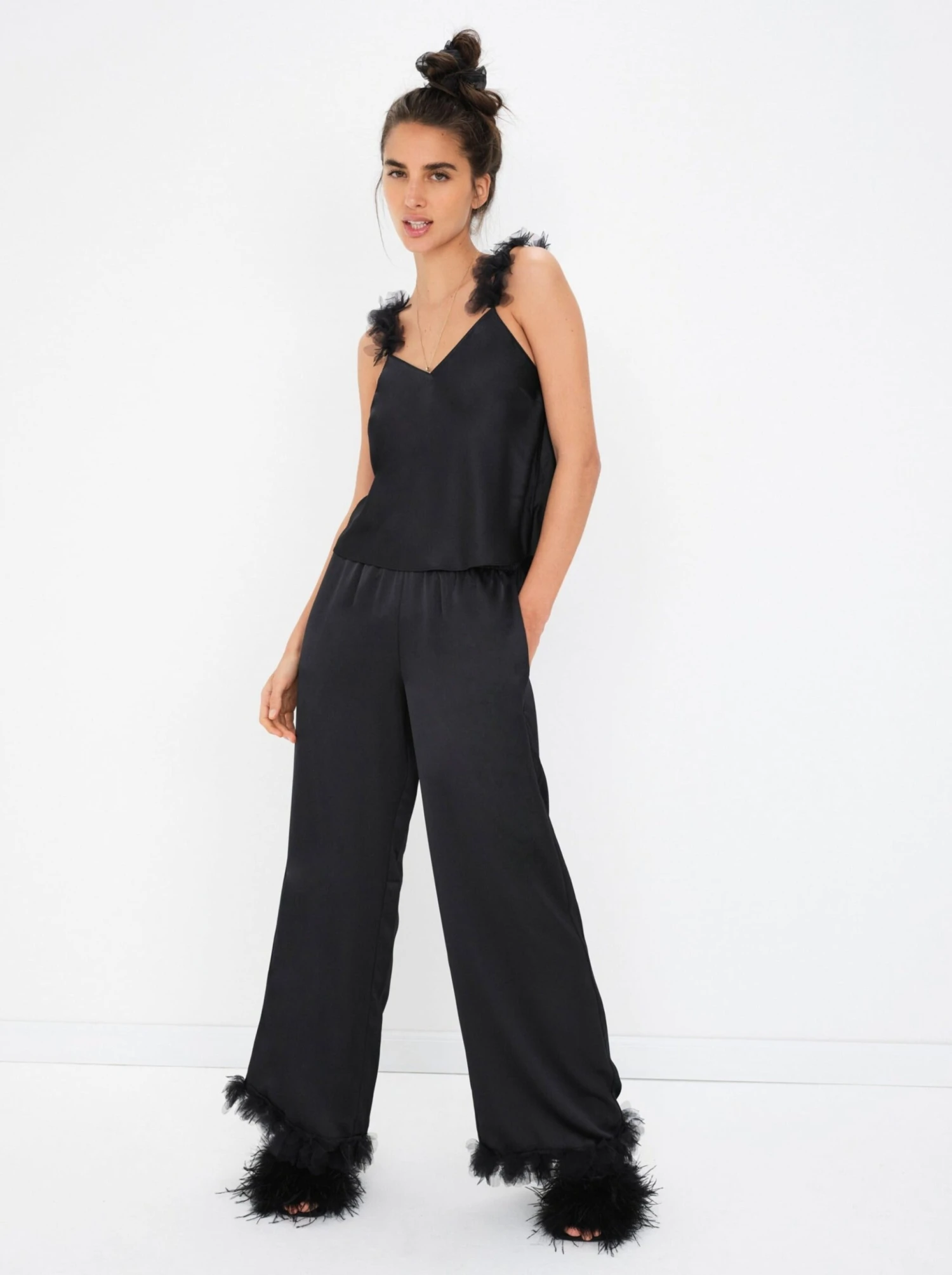 Floral Trim PJ Set 7 Floral Trim PJ Set - Image 5