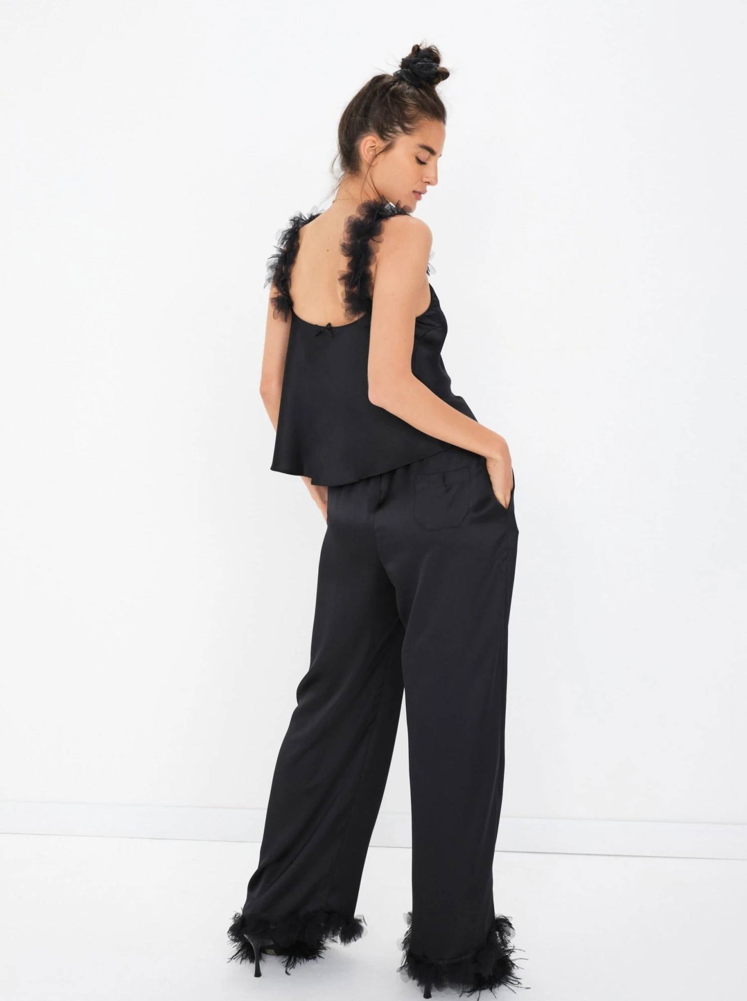 Floral Trim PJ Set 8 Floral Trim PJ Set - Image 6