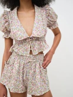 Baby Butterflies Sleep Short -Underwear Specialty Store 230314 BC FLL VS FALL23 D1 SKSP1723 SKSP1724 FA23 MULTI GARDEN 0055