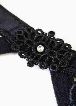 BLUEBELLA Nova Suspender Belt (Black) -Underwear Specialty Store 34799 bluebella nova black suspender belt