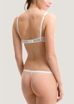 BLUEBELLA Nova Thong (Ivory) -Underwear Specialty Store 34802.iv bluebella nova thong ivory white bottoms sexy lingerie e 3 1