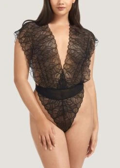 BLUEBELLA Emerson (Black) Body 14 BLUEBELLA Emerson (Black) Body -Underwear Specialty Store 35103.BK bluebella emerson body black bodysuit lace sexy lingerie E