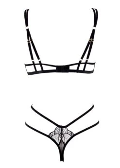 BLUEBELLA Emerson (Black) Strappy Body -Underwear Specialty Store 35106.bk bluebella emerson strappy body black sexy lingerie b 2