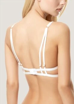 BLUEBELLA Emerson (Ivory) Open Cup Lace Bra -Underwear Specialty Store 40119.iv bluebella emerson bra ivory white ouvert cupless sexy lingerie c 2