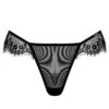 BLUEBELLA Marina Thong -Underwear Specialty Store 40164 bluebella marina thong boyshort lace mesh black bottoms sexy lingerie A
