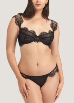 BLUEBELLA Marina Thong 18 BLUEBELLA Marina Thong -Underwear Specialty Store 40164 bluebella marina thong boyshort lace mesh black bottoms sexy lingerie G