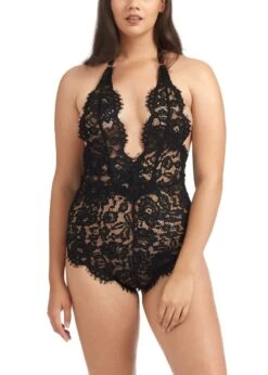 BLUEBELLA Natalia (Black) Body Playsuit 13 BLUEBELLA Natalia (Black) Body Playsuit -Underwear Specialty Store 40169 bluebella natalia body black bodysuit sexy lingerie F