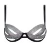 BLUEBELLA Emilia (Silver/Black) Bra -Underwear Specialty Store 40603.slbk bluebella emilia bra silver black underwire nonpadded sexy lingerie a