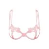 BLUEBELLA Nova (Pale Pink) Ouvert Cup Bra -Underwear Specialty Store 40822.pk bluebella nova ouvert open cup bra nonpadded cupless pale pink sexy lingerie a