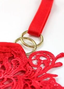 BLUEBELLA Priscilla (Red) Bra -Underwear Specialty Store 40922.rd bluebella priscilla bra red sexy lingerie underwire nonpadded c