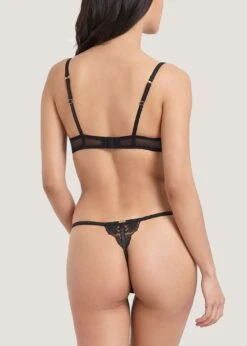 BLUEBELLA Marseille Thong (Black) 18 BLUEBELLA Marseille Thong (Black) -Underwear Specialty Store 41201 bluebella marseille thong black lace gstring bottoms sexy lingerie E