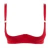 Maison Close Tapage Nocturne (Red) 1/4 Cup Bra -Underwear Specialty Store 608000 maison close tapage nocturne 1 4 cup bra nonpadded cupless red sexy lingerie a
