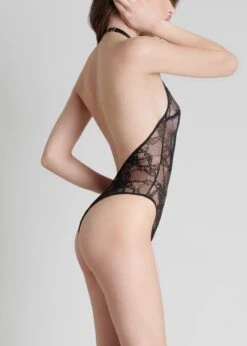 Maison Close Le Petit Secret Magnetic Open Panty Body -Underwear Specialty Store 608636 maison close jeux magnetiques panty body black bodywear lace sexy lingerie J