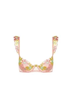 Daisy Jane Embroidery Bra -Underwear Specialty Store SKBR1627 YELLOW 0029