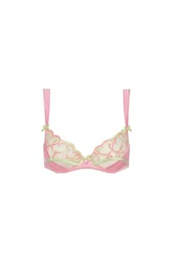 Hugging Hearts Embroidery Underwire Bra -Underwear Specialty Store SKBR1654 SU22 PINK 0037