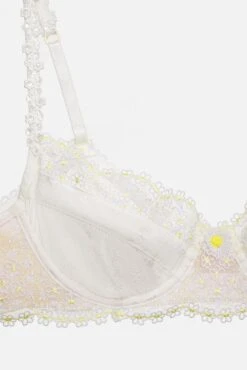 3D Daisy Underwire Bra -Underwear Specialty Store SKBR1833 SU23 WHITE 2