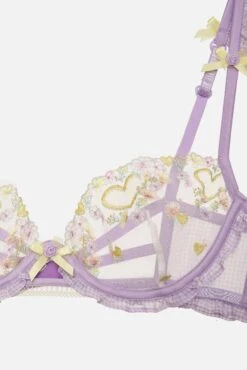 Heart Wreath Underwire Bra 16 Heart Wreath Underwire Bra -Underwear Specialty Store SKBR1834 SU23 YELLOW 2