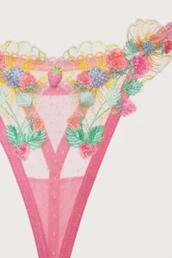 Berry Patch Thong Panty -Underwear Specialty Store SKPA1746 SU23 Pink 2