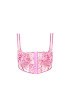 Hibiscus Embroidery Bustier 13 Hibiscus Embroidery Bustier -Underwear Specialty Store SKSP1606 SU22 HIBISCUS 0046