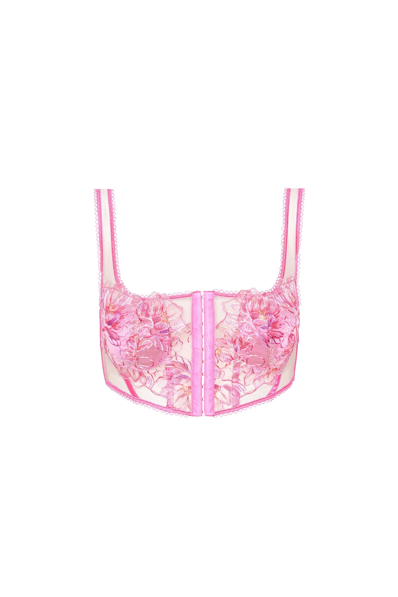 Hibiscus Embroidery Bustier 8 Hibiscus Embroidery Bustier - Image 6