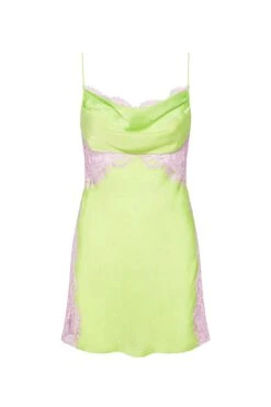 Silky Slip Dress -Underwear Specialty Store SKSP1627 SU22 LIME 0102 2