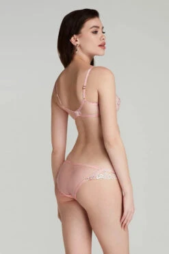 AGENT PROVOCATEUR Adelie Brief (Baby Pink / Hot Pink) -Underwear Specialty Store agent provocateur adelie brief pink lace luxury lingerie C copy