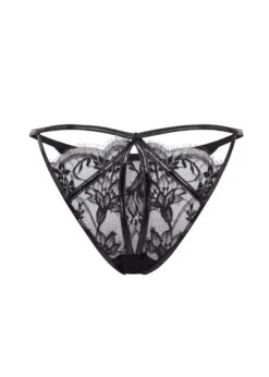 AGENT PROVOCATEUR Alyss Brief (Black) -Underwear Specialty Store agent provocateur alyss brief cutout back knicker black lace luxury lingerie F