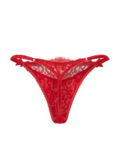 AGENT PROVOCATEUR Kateryna Thong (Red) 9 AGENT PROVOCATEUR Kateryna Thong (Red) -Underwear Specialty Store agent provocateur kateryna thong underwear red valentines lingerie sexy luxury lingerie F