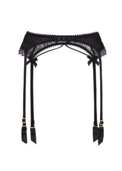 AGENT PROVOCATEUR Kiya Suspender (Black) 13 AGENT PROVOCATEUR Kiya Suspender (Black) -Underwear Specialty Store agent provocateur kiya suspender black lace luxury lingerie F