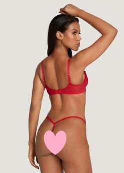 AGENT PROVOCATEUR Lorna Lace Trixie (Red) -Underwear Specialty Store agent provocateur lorna lace red trixie thong bottoms underwear luxury lingerie C copy