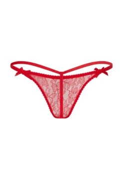 AGENT PROVOCATEUR Lorna Lace Trixie (Red) -Underwear Specialty Store agent provocateur lorna lace red trixie thong bottoms underwear luxury lingerie D