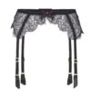 AGENT PROVOCATEUR Lorna Lace Suspender (Black) -Underwear Specialty Store agent provocateur lorna lace suspender black luxury lingerie A
