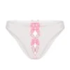 AGENT PROVOCATEUR Lorna Ouvert (White / Pink) -Underwear Specialty Store agent provocateur lorna ouvert panty white pink mesh underwear luxury lingerie A