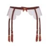 AGENT PROVOCATEUR Lorna Suspender (Chestnut) -Underwear Specialty Store agent provocateur lorna suspender belt chestnut sexy lingerie A