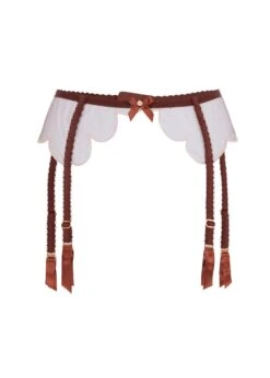 AGENT PROVOCATEUR Lorna Suspender (Chestnut)