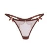 AGENT PROVOCATEUR Lorna Thong (Chestnut)