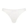 AGENT PROVOCATEUR Mercy Thong (Ivory) -Underwear Specialty Store agent provocateur mercy satin thong ivory underwear luxury lingerie A