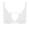 AGENT PROVOCATEUR Ozella Bra (White) -Underwear Specialty Store agent provocateur ozella plunge bra white lace underwired luxury lingerie I