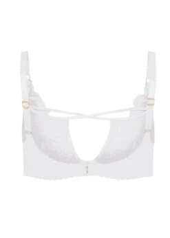 AGENT PROVOCATEUR Ozella Bra (White) 13 AGENT PROVOCATEUR Ozella Bra (White) -Underwear Specialty Store agent provocateur ozella plunge bra white lace underwired luxury lingerie J